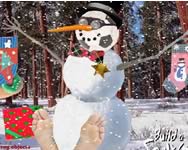 Tlaps karcsonyi - Build a snowman