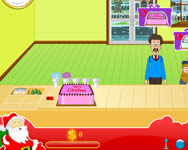 Christmas cake shop online játék