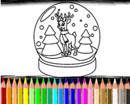 Tlaps karcsonyi - Christmas coloring book HTML5