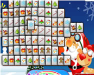 Christmas mahjong Télapós karácsonyi játékok ingyen