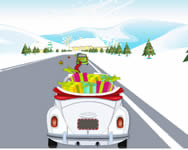 Santa car race Télapós karácsonyi játékok ingyen