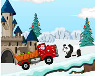 Tlaps karcsonyi - Santa gifts truck