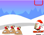 Tlaps karcsonyi - Santa snowboards