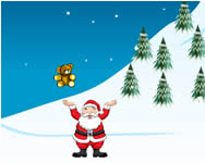 Santas gifts catcher Télapós karácsonyi játékok