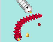 Slither Angry Birds Télapós karácsonyi HTML5 játék