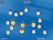 Tlaps karcsonyi - Snowman match