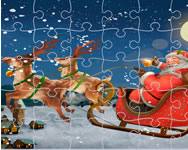 Christmas puzzle Télapós karácsonyi ingyen játék
