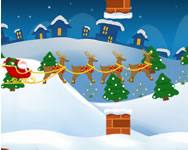 Santa chimney challenge Télapós karácsonyi online